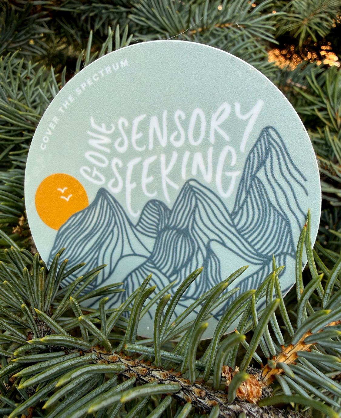 Gone Sensory Seeking Sticker