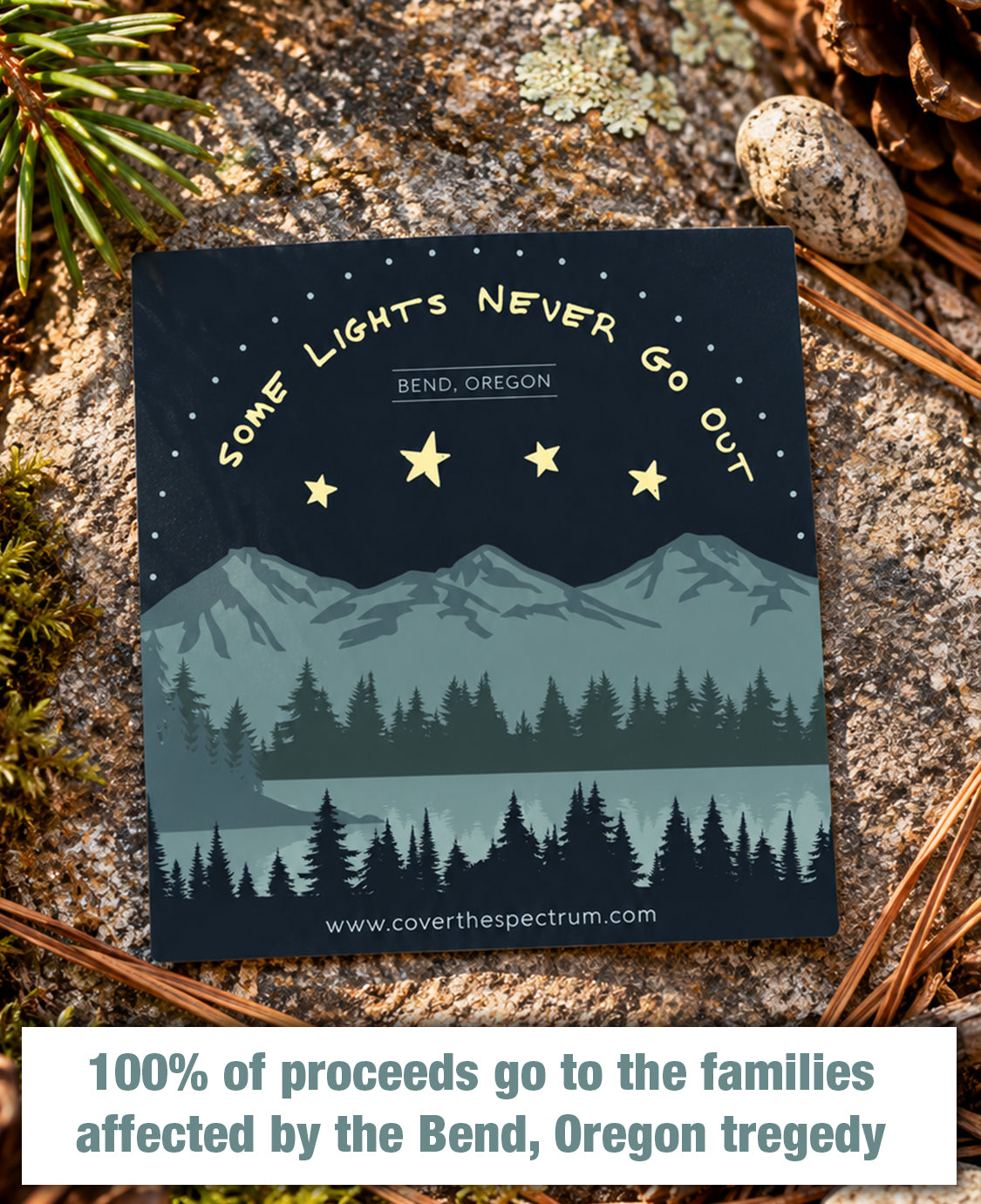Some Lights - Bend, Oregon fundraiser sticker
